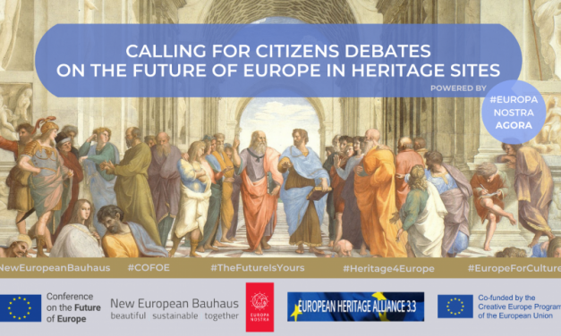 Η Europa Nostra καλεί τους πολίτες σε συζητήσεις για το μέλλον της Ευρώπης σε χώρους πολιτιστικής κληρονομιάς-  Εκδήλωση στο Βόλο με  πρωτοβουλία του Δικτύου “Περραιβία” και του Ευρωπαϊκού Δικτύου Πολιτιστικού Τουρισμού-ECTN